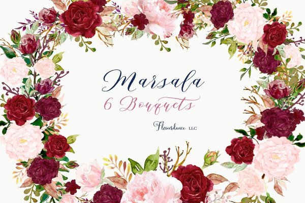 Бордовые цветы для пригласительных