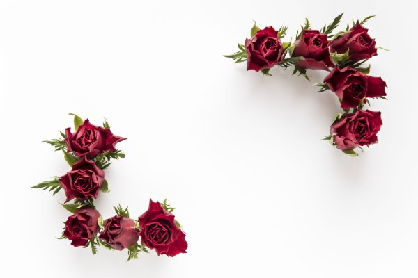 Цветы по бокам