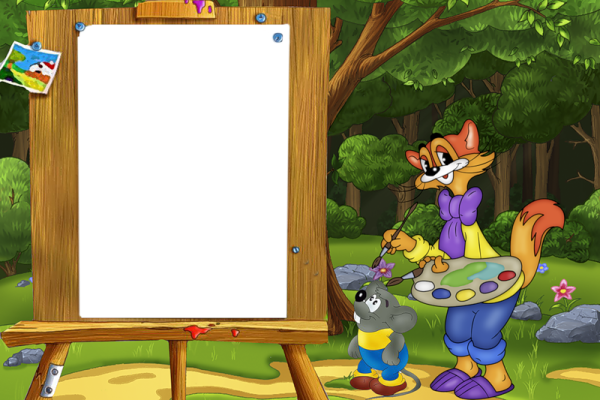 Рамка мультяшная