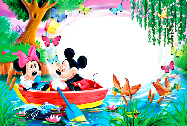 Детские рамки с мультяшками