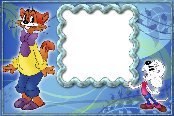 Рамка с героями мультфильмов