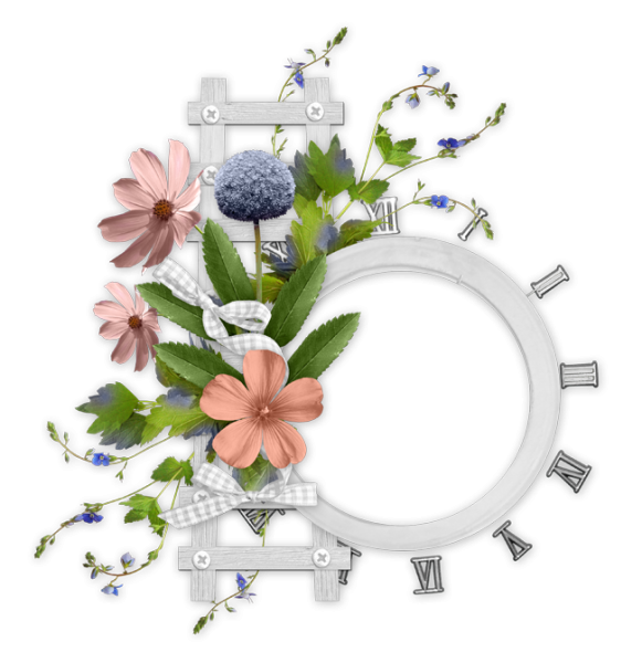 Кластер с цветами