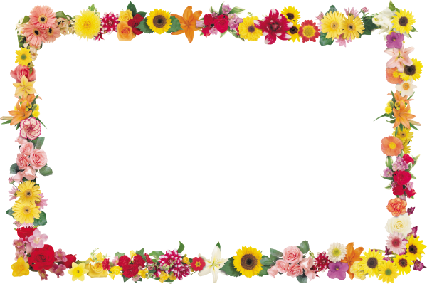 Рамка из цветов