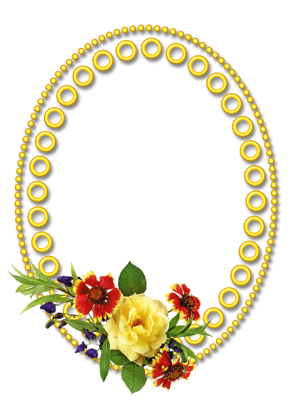 Овальная рамка