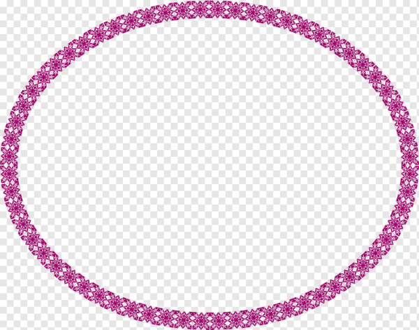 Розовый овал