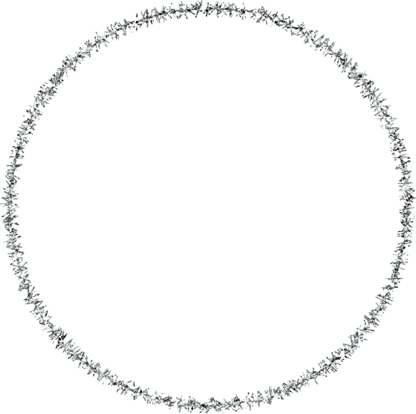 Рамка круглая тонкая