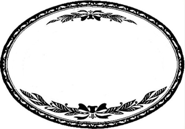 Окантовка на овал