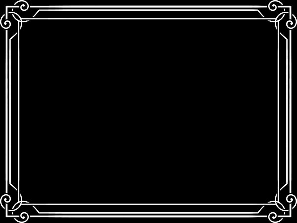 Темная рамка для фотошопа