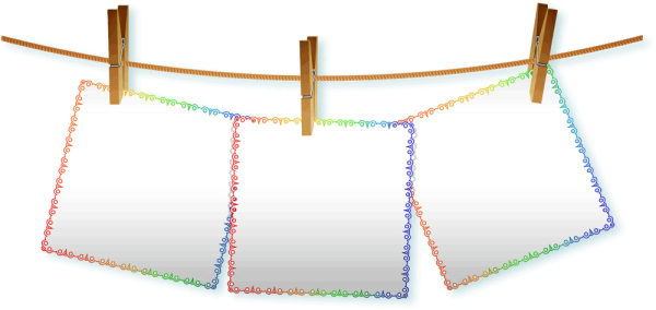 Рамка на прищепке