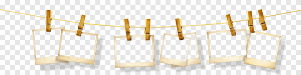 Веревка с прищепками без фона