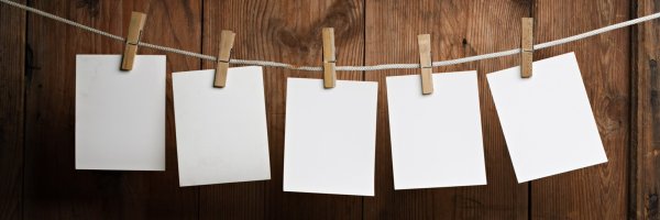 Бумажки на прищепках