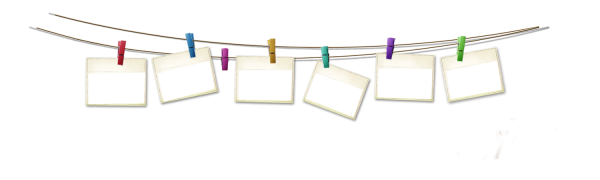 Веревка с прищепками на прозрачном фоне