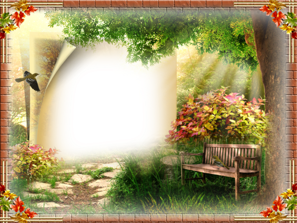 Рамки для фотошопа природа