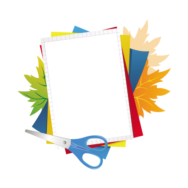 Рамка школа на прозрачном фоне