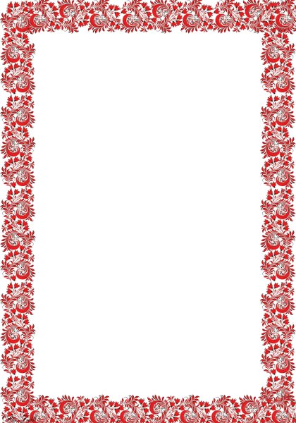 Рамка в русском народном стиле