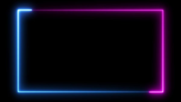 Неоновая рамка
