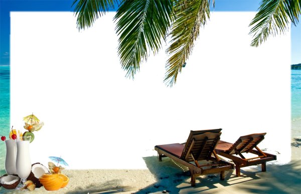 Рамка лето море