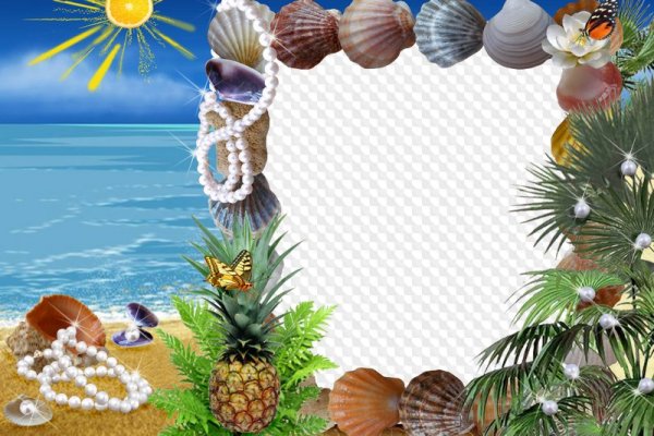 Красивая рамка морская