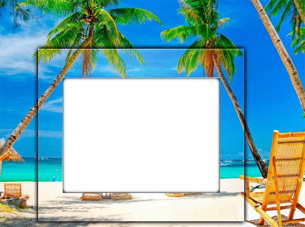 Рамка пляж