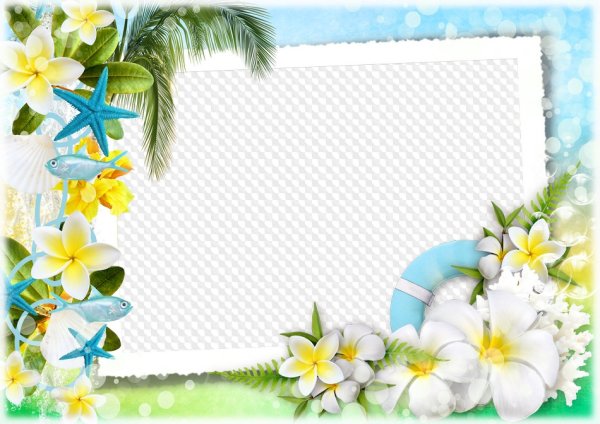 Летние рамки для фотошопа