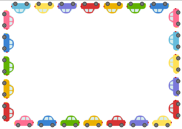 Рамочка с машинками