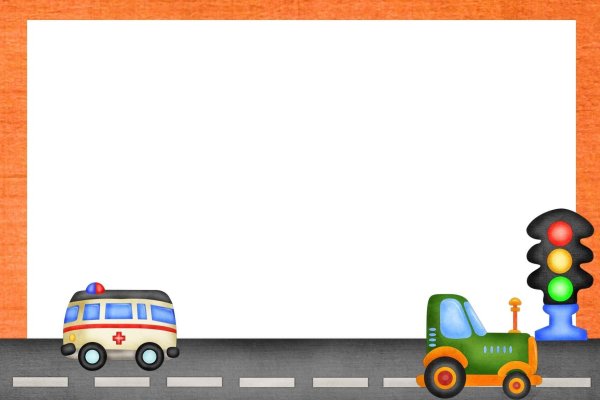 Фон ПДД для дошкольников