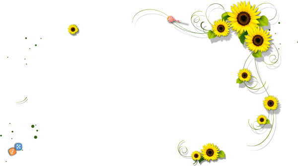 Рамка из подсолнухов