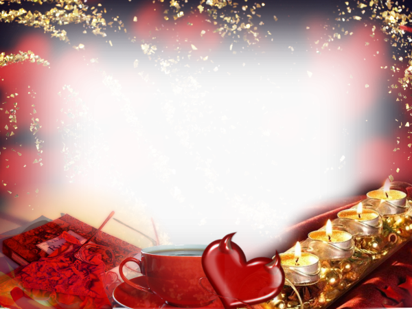 Романтичная рамка для фотошопа