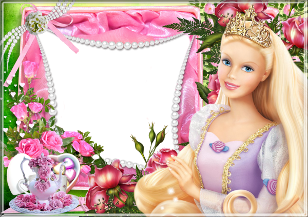 Поздравительная рамка для девочки