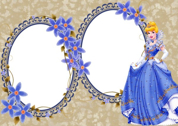 Рамки детские с принцессами
