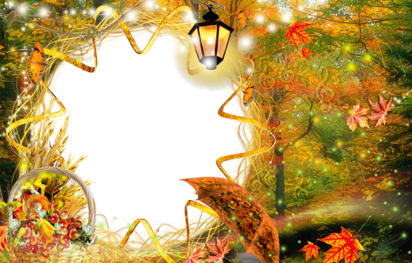 Осенняя фоторамка