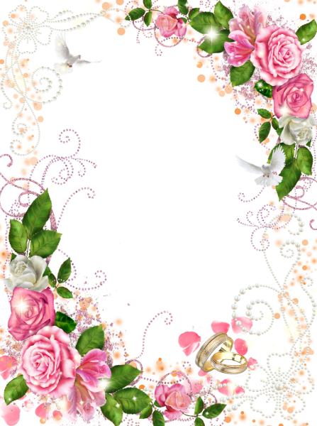 Рамка с цветами