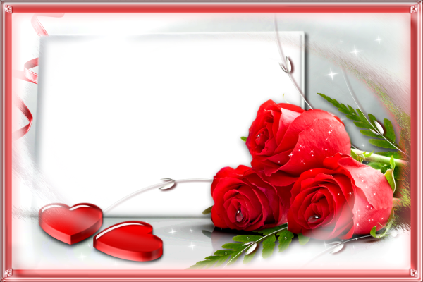 Красивые рамки с розами