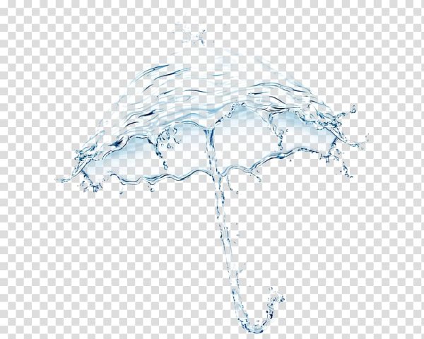 Фон рамка дождик на прозрачном фоне