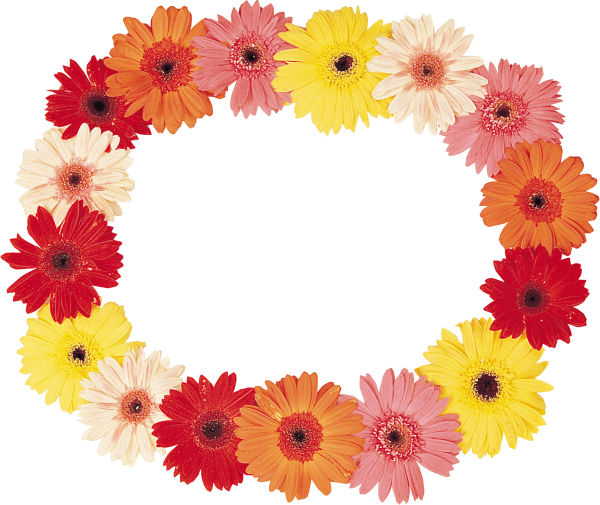 Рамка из цветочков