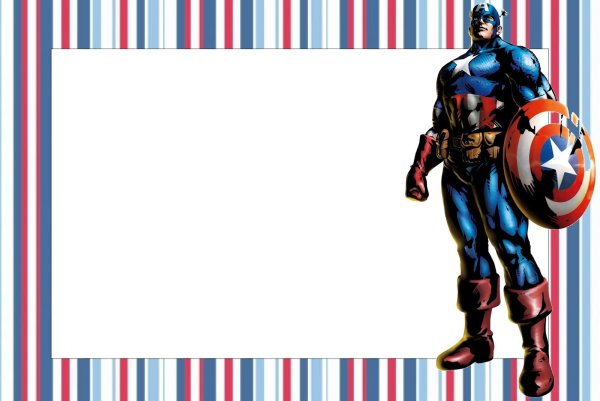 Рамка в стиле Марвел