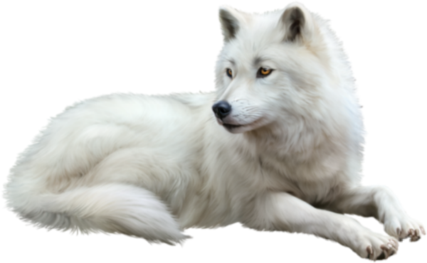 Волк на белом фоне