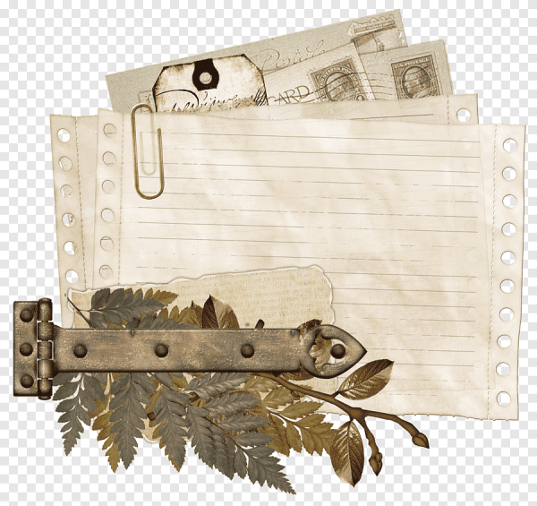 Винтажные клипарты на прозрачном фоне