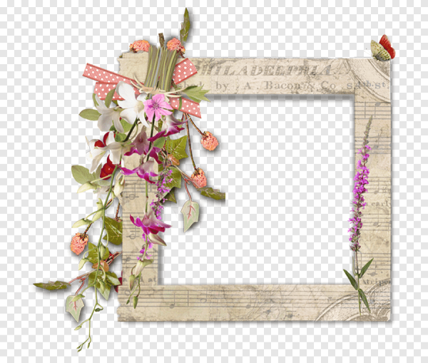 Рамки цветочные Скрапбукинг