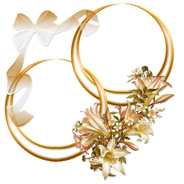 Украшение для свадебной фоторамки