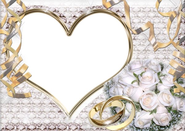 Свадебные рамки для фотошопа