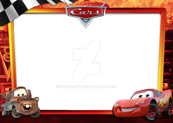 Рамочка с машинками