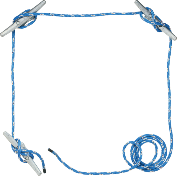 Рамка в морском стиле на прозрачном фоне