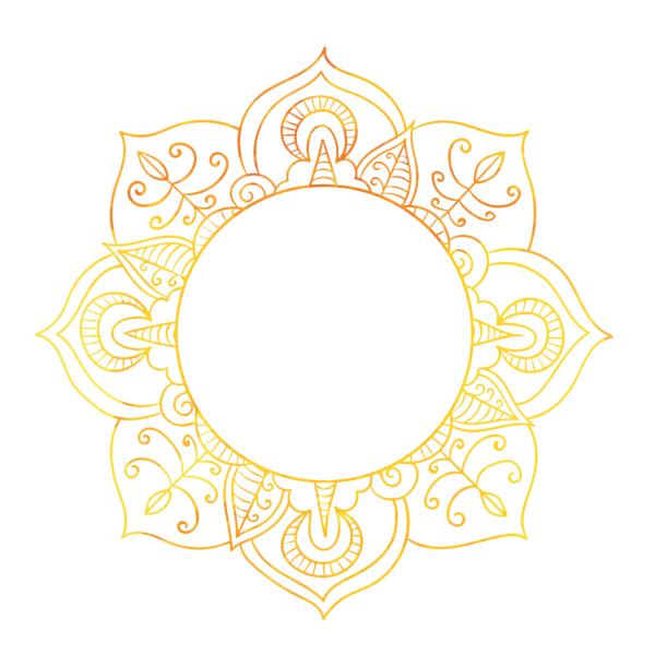 Восточный орнамент на прозрачном фоне