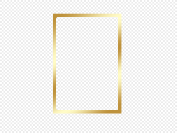 Рамка золото тонкая