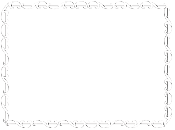 Белая рамочка на прозрачном фоне