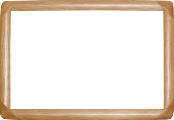 Тонкая деревянная рамка