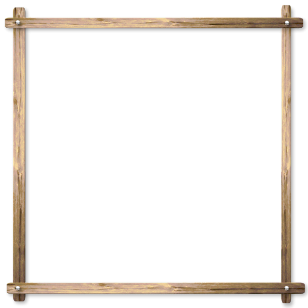 Тонкая деревянная рама