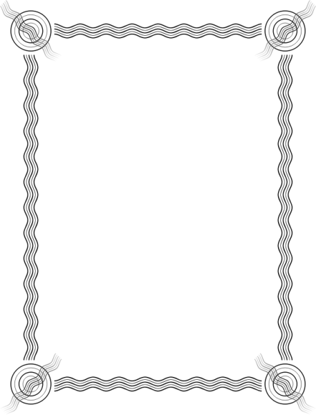 Векторные рамки для грамот
