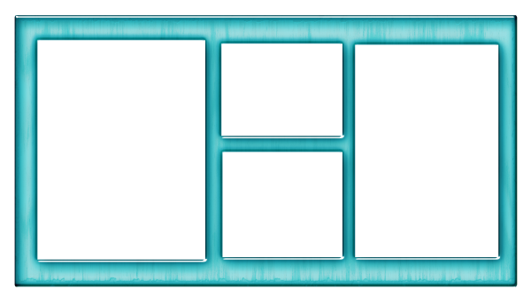 Простые рамки для фотоколлажа